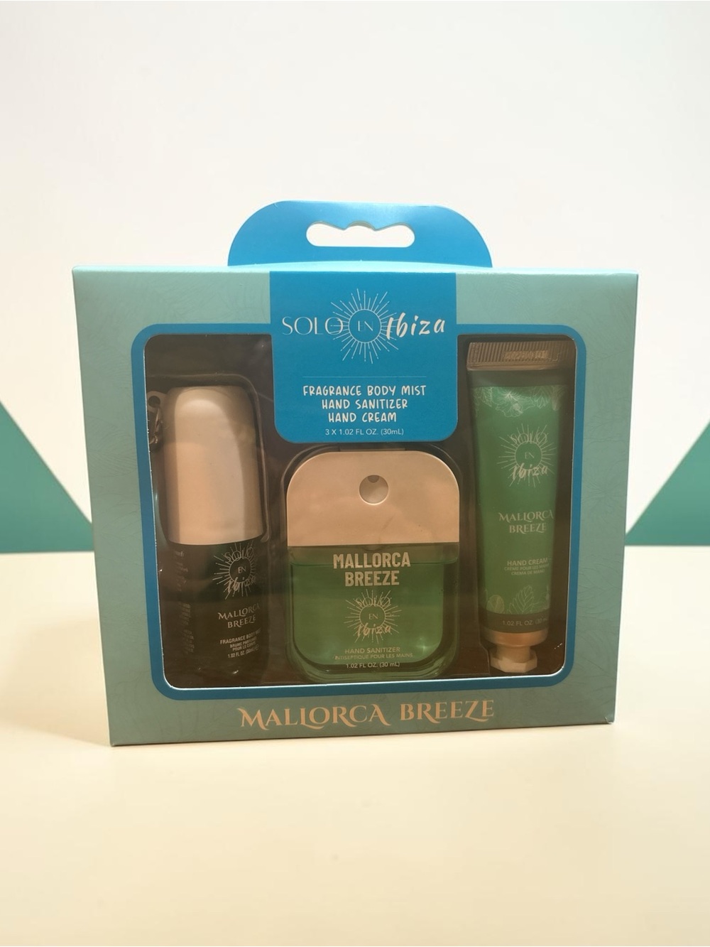 Mallorca Breeze Fragrance Body Mist & Hand Care Gift Set - Blue Coconut
